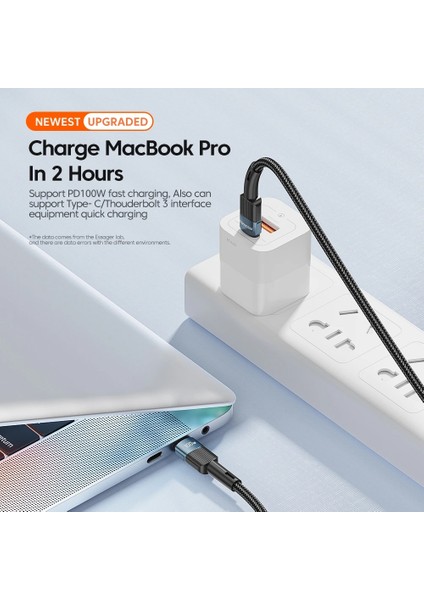 Essager 100 W USB Tip C USB C Kablosu Usb-C Pd Hızlı Şarj Şarj Kablosu Kablosu Macbook Samsung Xiaomi Tip-C Usbc Kablosu (Yurt Dışından)