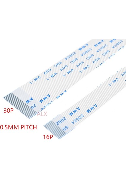 10 Adet Fpc Şerit Esnek Düz Kablo Aralığı 0.5mm 100MM A Tipi 4p 6p 8p 10P 12P 16P 20P 30P 40P Ffc Tel 6/10/12/16/20/30/40 Pin (Yurt Dışından)