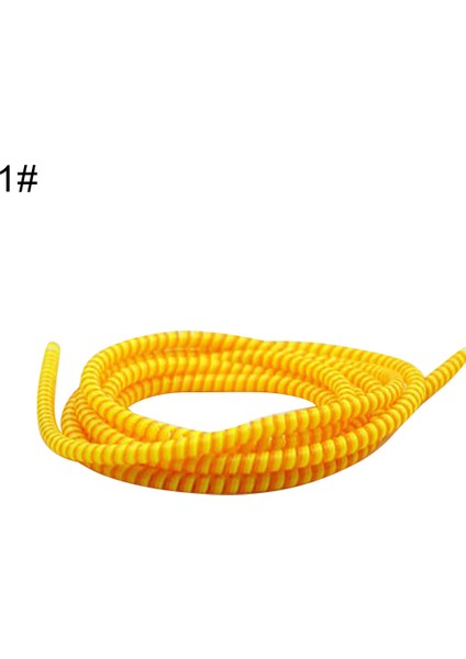 Grebest 1.4 M Spiral USB Şarj Kablosu Kulaklık Kablosu Koruyucu Koruyucu Kapak Tel Sarıcı (Yurt Dışından) fiyatları