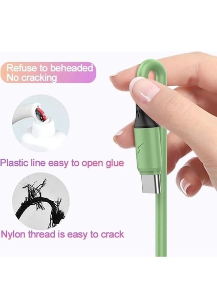 In 1 Veri USB Hızlı Şarj Cihazı Şarj Kablosu iPhone 13 12 Android Mikro Samsung Xiaomi Redmi Huawei Silikon Kablo Aksesuarı (Yurt Dışından) fiyatları