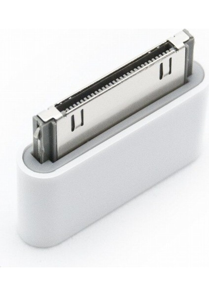 Dişi Mikro USB - Erkek 30-Pin Konektörü Apple iPhone 4 4s IPHONE4S Şarj Kablosu Adaptörü Ultra Küçük Beyaz Aksesuarlar (Yurt Dışından) modelleri