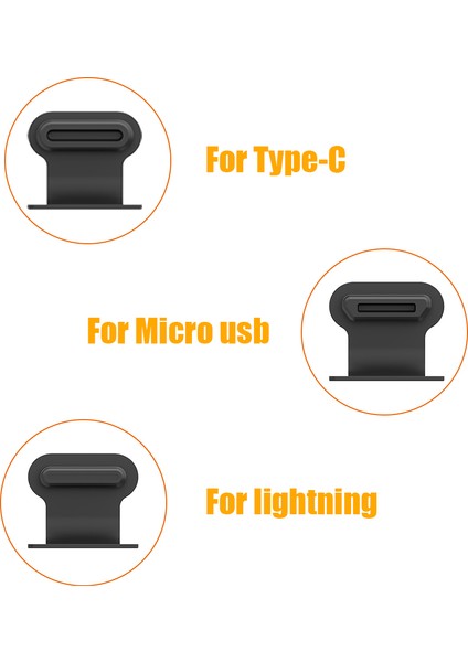 Kayıpsız Silikon Telefon Toz Fişi - Şarj Bağlantı Noktası Tip-C Mirco USB Şarj Bağlantı Noktası Toz Tıkaçları Koruyucu - iPhone Için Toz Geçirmez Kapak (Yurt Dışından) modelleri