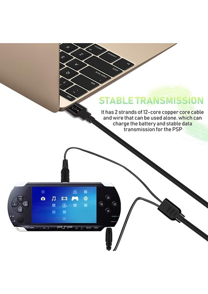 Sony Psp 1000 2000 3000 Için 2'li Taşınabilir USB Kablosu ve Veri Kablosu Paketi, Şarj Kablosu 2'si Bir Arada (Yurt Dışından) fırsatları
