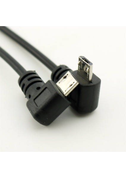 Adet Mikro USB 2.0 5 Pin Dişi Çift 2x Erkek Splitter Y Açılı Veri Şarj Cihazı Şarj Kablosu Kablosu Telefon Cep Telefonu Için 30CM (Yurt Dışından) indirimleri