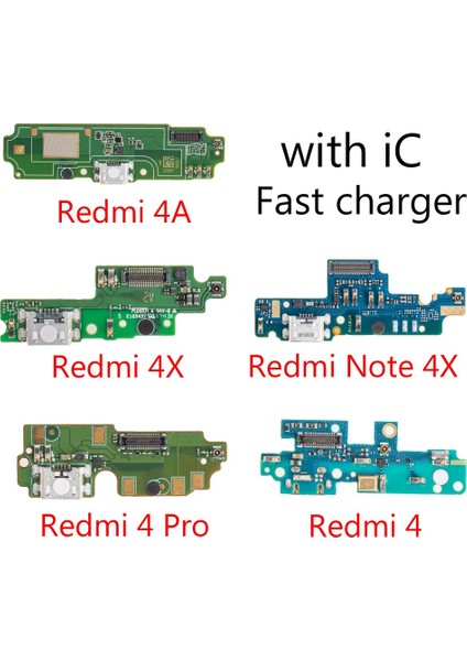 Şarj Panosu Xiaomi Redmi Için Not 4x USB Mikro Şarj Cihazı Şarj Portu Yuva Konnektörü Mikrofon Mikrofon Flex Kablo (Yurt Dışından)
