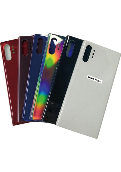 Samsung Galaxy Note 10 Artı Arka Pil Kapağı Cam Arka Kapı Konut Kapak Yedek Telefon Kılıfı Için NOTE10 Artı Not 10+ (Yurt Dışından)