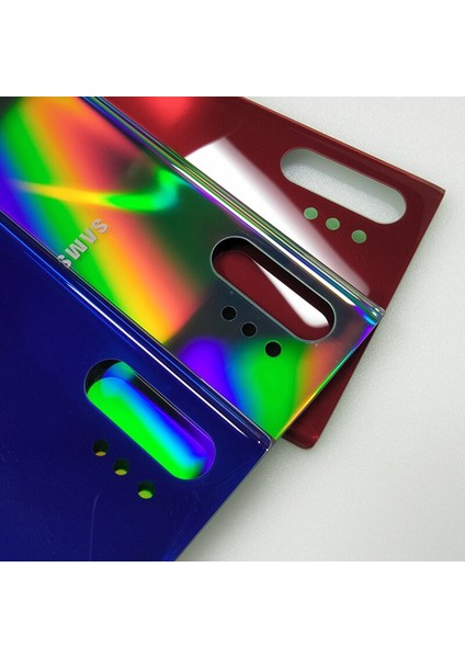 Samsung Galaxy Note 10 Artı Arka Pil Kapağı Cam Arka Kapı Konut Kapak Yedek Telefon Kılıfı Için NOTE10 Artı Not 10+ (Yurt Dışından) modelleri