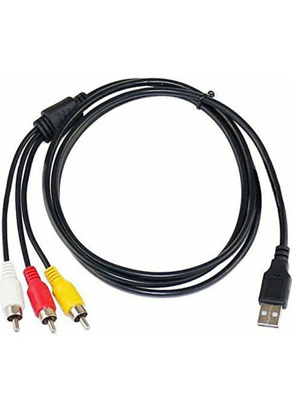 Rca Erkek - USB Dişi Aux Ses Video Kamera Adaptörü Av Dönüştürücü Kablosu (Yurt Dışından) fiyatları