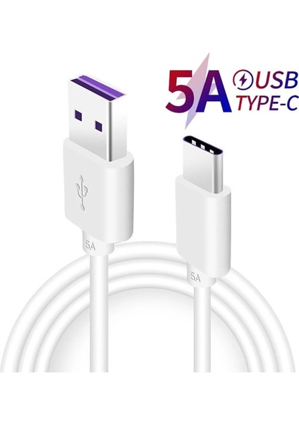 Uslıon 5A USB Tip C Kablo Cep Telefonu Hızlı Şarj USB A Tip C Veri Kablosu Samsung S22 S21 Xiaomi 12 Pro Mi 11 Not 10 (Yurt Dışından)