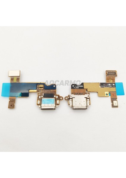 Aocarmo Tip-C USB Şarj Dock Şarj Portu Flex Uzatma Kablosu Mikrofon Mikrofon Lg G6 H870 G600 VS988 (Yurt Dışından)