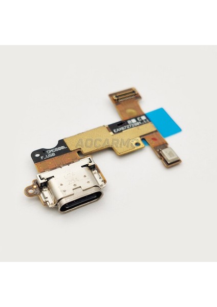 Aocarmo Tip-C USB Şarj Dock Şarj Portu Flex Uzatma Kablosu Mikrofon Mikrofon Lg G6 H870 G600 VS988 (Yurt Dışından)