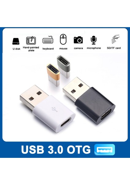 USB - C Tipi Otg Adaptörü - Usb-C Erkek - Tip-C Dişi Dönüştürücü - Macbook Için Nexus 5X6P Oneplus Adaptörleri Için Usbc Otg Konektörü (Yurt Dışından)