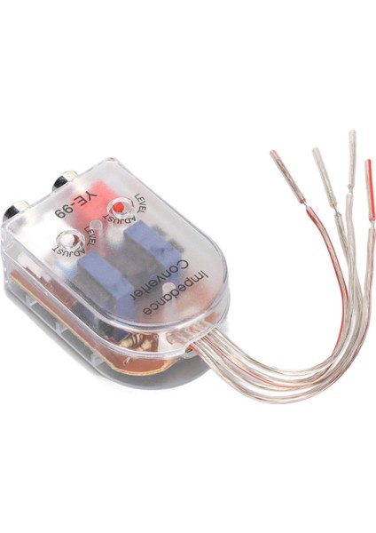 Ses Empedans Dönüştürücü, CD VCD DVD Oynatıcı Için Pratik Stereo Yüksekten Alçak Adaptör Rca Kablo Çıkışı (Yurt Dışından)