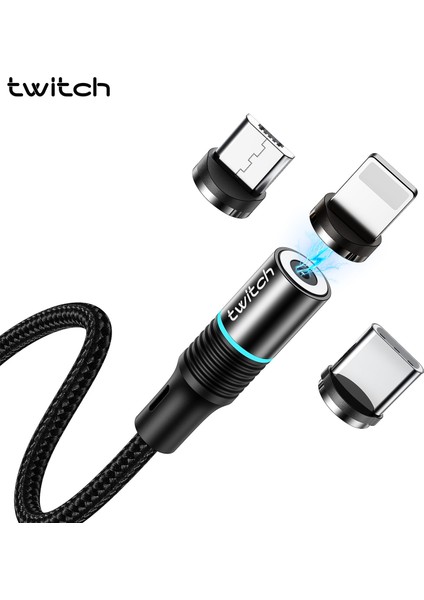 M 2 M Manyetik Şarj Mikro USB Kablosu iphone Samsung Xiaomi USB Tip C Mıknatıs Şarj Cihazı Cep Telefonu Kablosu Tip-C USB C (Yurt Dışından)
