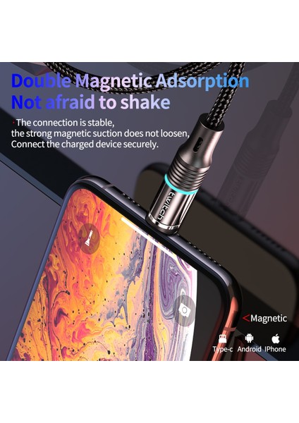 M 2 M Manyetik Şarj Mikro USB Kablosu iphone Samsung Xiaomi USB Tip C Mıknatıs Şarj Cihazı Cep Telefonu Kablosu Tip-C USB C (Yurt Dışından) fırsatları