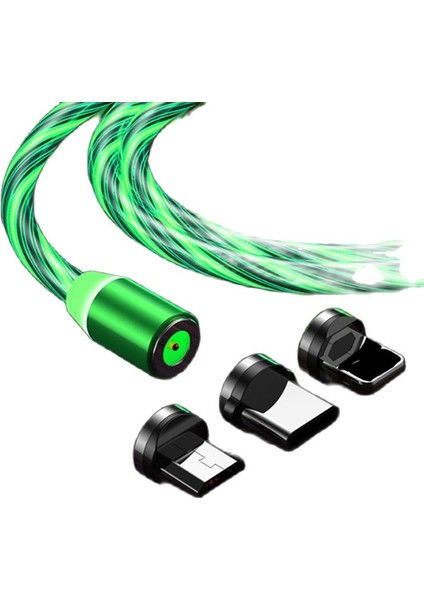 Sıcak LED Akış Aydınlık Aydınlatma Manyetik USB Kablosu iPhone 12 Xr x 7 8 Mikro USB Şarj Cihazı Hızlı Şarj Mıknatıs Şarj Usb-C T (Yurt Dışından) indirimleri