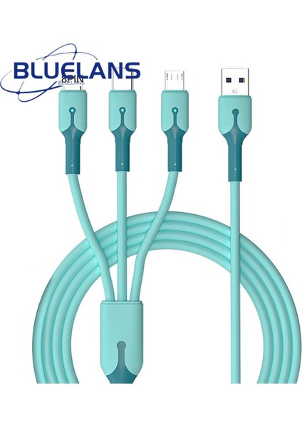 Veri Kablosu Dolaşmayan 5A Tip-C/mikro Usb/8pin Yüksek Hızlı Şarj Kablosu (Yurt Dışından)