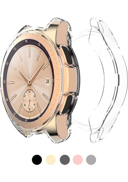 Samsung Kılıfı Galaxy Izle 46MM 42MM Tampon Akıllı Saat Aksesuarları Kaplama Tpu Koruma Çerçevesi Koruyucu Kapak Kabuk (Yurt Dışından)