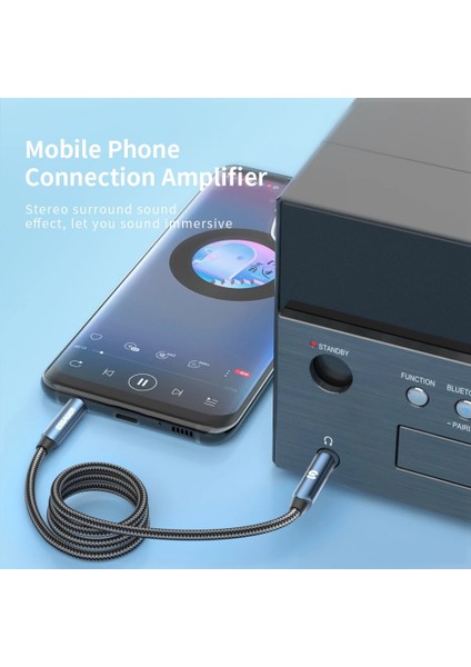 Essager 3.5mm Jack Aux Kablosu Ses Yardımcı Tel Erkek - Erkek Kablosu Jbl Xiaomi Kulaklıklar Araba Aux Hoparlör Uzatma Kablosu (Yurt Dışından) modelleri