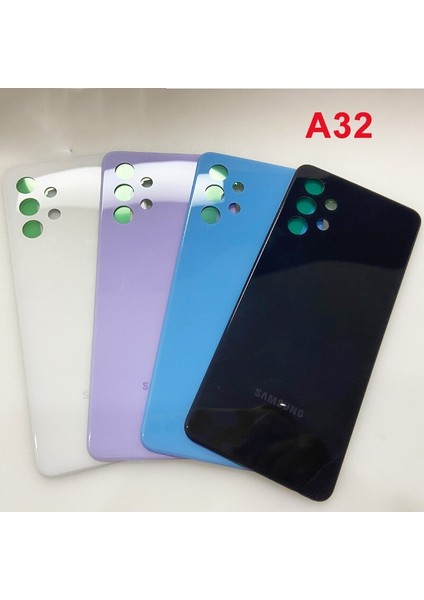 Samsung Galaxy A32 5g Arka Pil Kapağı Arka Kapı Konut Kapak Değiştirme Galaxy A32 Telefon Kılıfı + Yapışkanlı Etiket (Yurt Dışından)