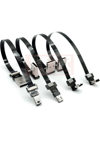 Ffc Mikro Mini USB Fpv Ince Ince Düz Yumuşak Esnek Fpc Şarj Kablosu Fpv Fırçasız El Gimbal Monitör Için (Yurt Dışından)