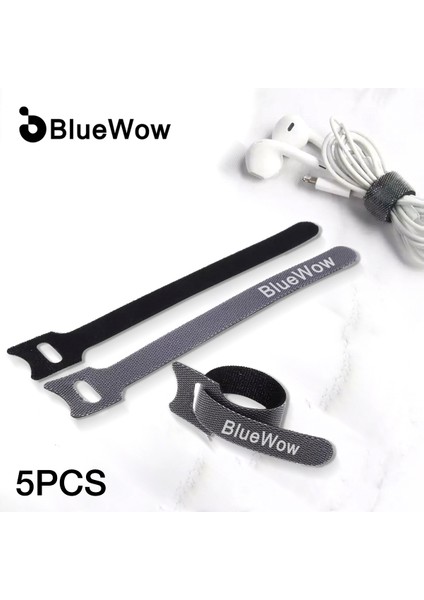 Bluewow Kablo Bağı Tel Sarıcı Naylon Bant 15CM 1/5/10/20 Adet Fare Kablosu Kulaklık HDMI Aux USB Kablo Yönetimi Tel Organizatör (Yurt Dışından)