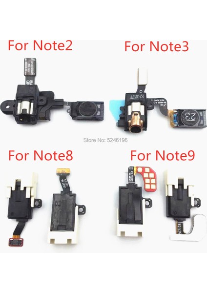 1 Adet Kulak Kulaklık Hoparlör Flex Kablo Samsung Galaxy Not 2 3 4 5 Note8 9 S8 S9 Artı Kulaklık Jakı Ses Onarım Yedek (Yurt Dışından)