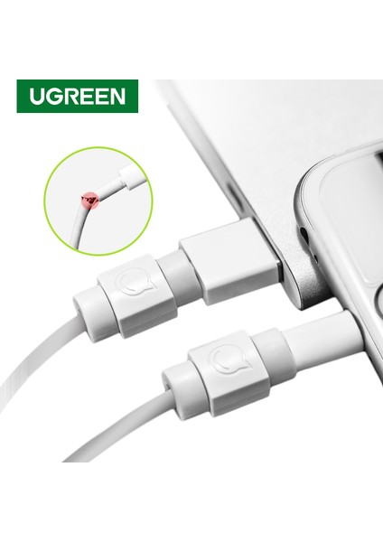 Ugreen Kablo Koruyucu iPhone Şarj Koruma Kablosu USB Kablosu Tasarrufu Bite USB Kablosu Chompers iPhone Kablo Koruyucu (Yurt Dışından) fırsatları