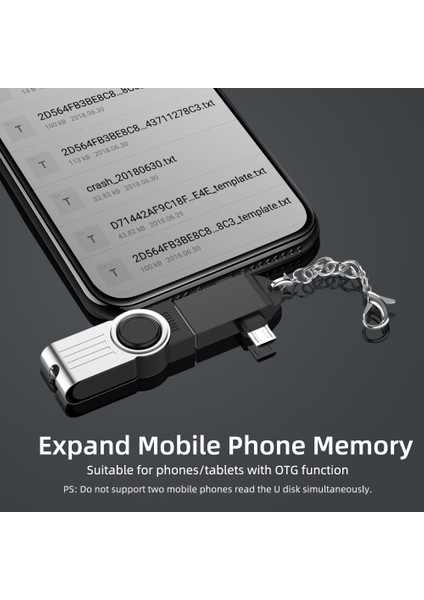 Android Için Tip-C 2-In-1 Otg Adaptör Otg Tip C Kablo Xiaomi Tablet Sabit Disk Sürücüsü Flash Disk USB Fare Dönüştürücüler (Yurt Dışından)