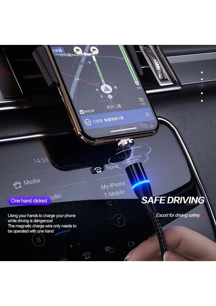 5A Manyetik USB C Tipi Kablo Huawei Xiaomi Için 5A Hızlı Şarj iPhone Samsung Için Microusb Mıknatıs Şarj Cihazı USB Kablosu Android Için (Yurt Dışından) modelleri