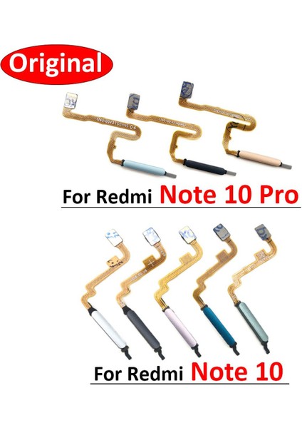 Yeni Parmak Izi Tarayıcı Xiaomi Redmi Için Not 10 NOTE10 Pro Ana Düğme Parmak Izi Menüsü Dönüş Anahtarı Sensörü Flex Kablo (Yurt Dışından)