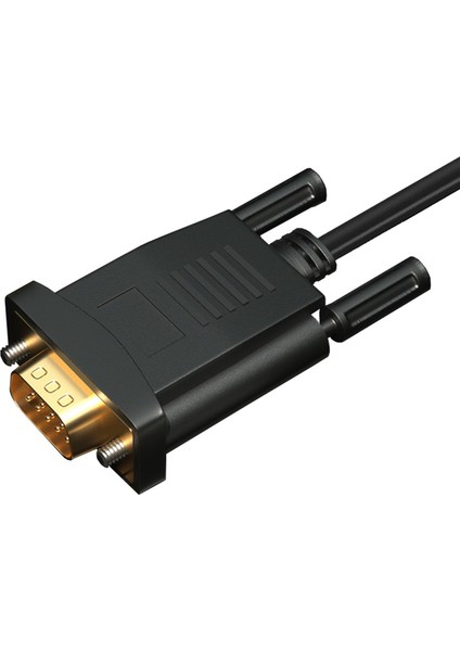 Tip C - VGA Dönüştürücü Kablosu USB C - VGA Adaptör Kablosu Usb3.1 Tip C Kablosu MacBook 12 Inç Dizüstü Bilgisayar 1.8 M (Yurt Dışından)