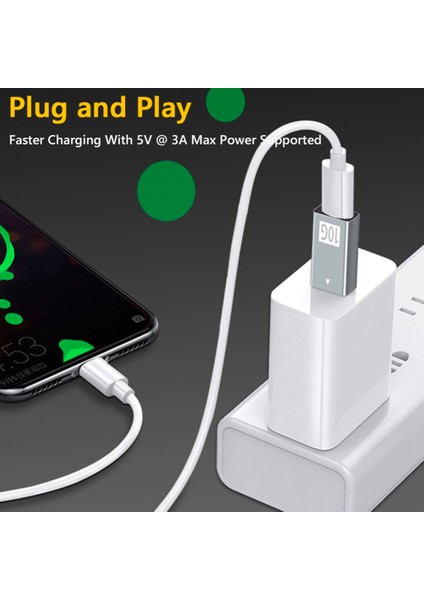 Samsung Için USB 3.1 - Type-C Adaptörü 10 Gbps Hızlı Tarih Senkronizasyon Adaptörü (Yurt Dışından)