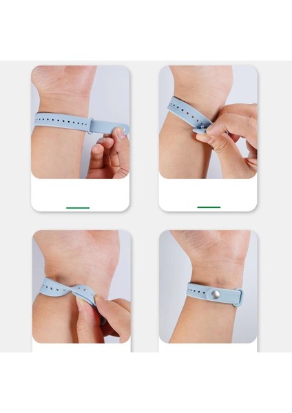 Silikon Bilezik Hava Kaplı Anti-Kayıp Anti-Scratch Darbeye Dayanıklı Koruyucu Kılıf Apple Airtag Bileklik Çocuk Saat Kayışı (Yurt Dışından) modelleri