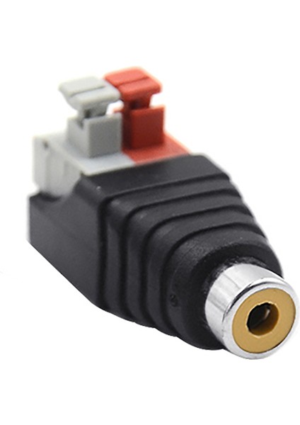 Çift Evrensel Hoparlör Tel Kablo Ses Erkek Rca Jack Konnektör Adaptörü (Yurt Dışından) modelleri
