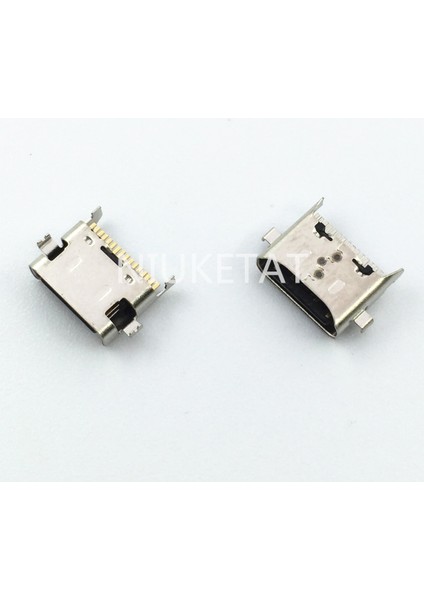 10 Adet Mikro USB Şarj Portu Jak Soketi Fiş Yuva Konnektörü Flex Kablo Samsung Galaxy A21 A20S Onarım Parçaları (Yurt Dışından)