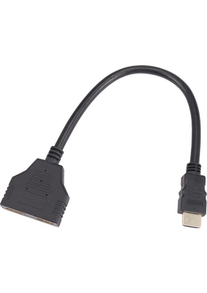1080P HDMI Bağlantı Noktası Erkek - 2 Kadın 1 In 2 Out Splitter Kablo Adaptörü Dönüştürücü (Yurt Dışından) modelleri