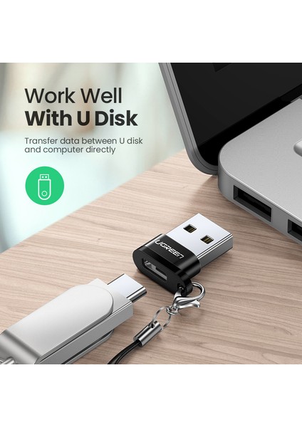 Ugreen Mini Boyut USB C Dişi USB Erkek Adaptör Için Huawei Nova 5 T Realme 5 Pro Tip C USB 2.0 Kulaklık Adaptörü Samsung Galaxy S10 Macbook Için USB Tip C Dönüştürücüler USB C Adaptör (Yurt Dışından) fırsatları