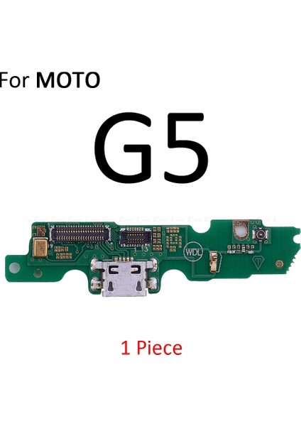 USB Şarj Portu Dock Fiş Konnektörü Şarj Panosu Motorola Moto P30 Için Mikrofon Flex Kablo ile Not Bir Güç G6 Oyun G5 E5 Artı (Yurt Dışından)