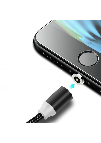 Manyetik Kablo Mikro USB C Tipi Şarj Kablosu Samsung iPhone 7 6 Şarj Cihazı Hızlı Mıknatıslı Kablo USB C Kablosu Teller Adaptörü (Yurt Dışından) fiyatları