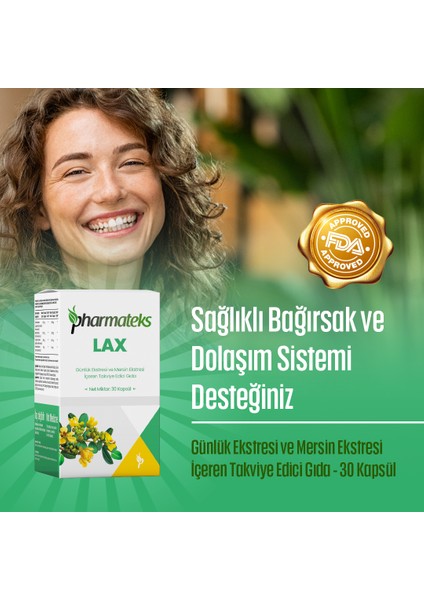 Lax Sağlıklı Dolaşım Sistemi Desteğiniz 30 Kapsül