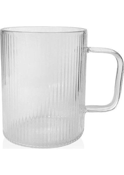 Çizgili Cam Bardak 260 ml