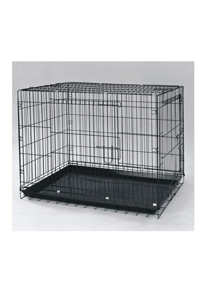 Atakan PetShop Kedi Köpek Kafesi Siyah 77X47X55CM 830-624AS-77