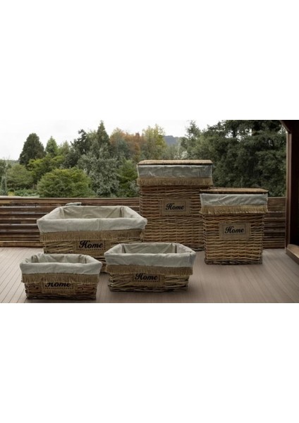 Home Hasır Sepet Seti