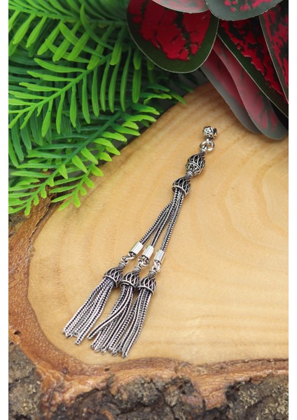 925 Ayar Gümüş Telkari 3'lü Tesbih Püskülü 201022631 modelleri