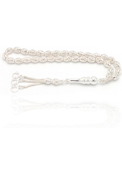 Arpa Kesim 925 Ayar Gümüş Telkari Tesbih 201022619 modelleri