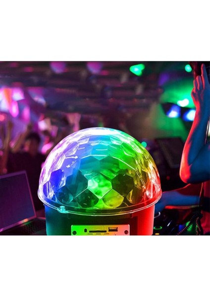 Kumandalı Disko Topu Bluetooth Hoparlör