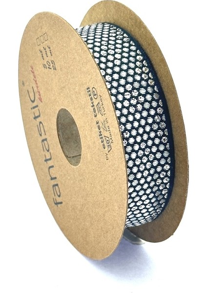 Pul Desen Simli Dokuma Kurdele (22MM Genişlik - 10MT Uzunluk) fiyatları