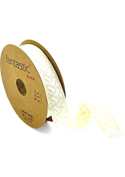 Dokuma Bordür Kurdele (2cm Genişlik - 10MT Uzunluk)