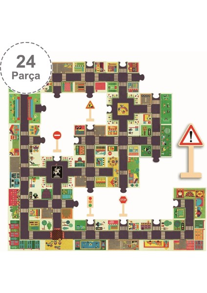 Dev Puzzle 24 Parça/ The City